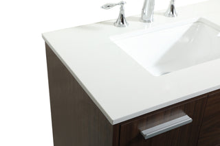 Baldwin Vanity Sink Set in Walnut