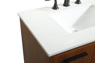 Baldwin Vanity Sink Set in Teak