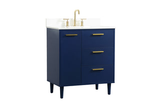Baldwin Vanity Sink Set in Blue