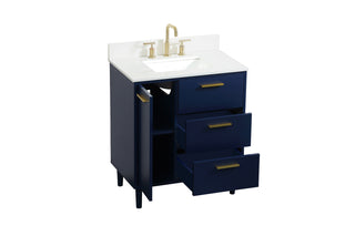 Baldwin Vanity Sink Set in Blue