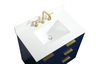 Baldwin Vanity Sink Set in Blue