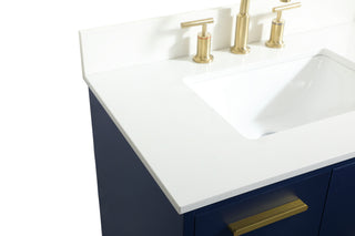 Baldwin Vanity Sink Set in Blue