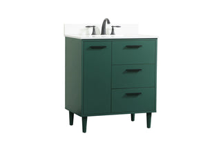 Baldwin Vanity Sink Set in Green