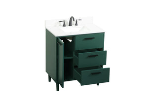 Baldwin Vanity Sink Set in Green