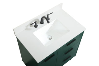 Baldwin Vanity Sink Set in Green