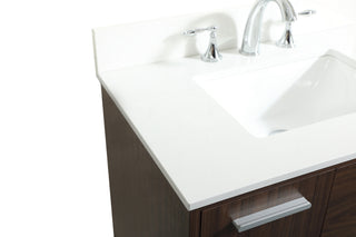 Baldwin Vanity Sink Set in Walnut