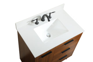 Baldwin Vanity Sink Set in Teak