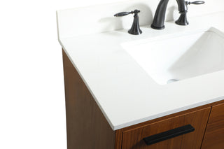 Baldwin Vanity Sink Set in Teak