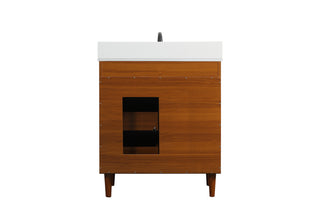 Baldwin Vanity Sink Set in Teak