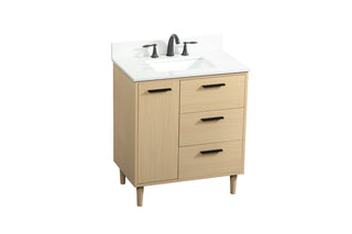 Baldwin Vanity Sink Set in Maple