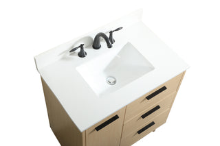 Baldwin Vanity Sink Set in Maple