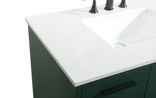 Baldwin Vanity Sink Set in Green