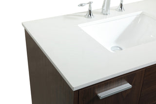 Baldwin Vanity Sink Set in Walnut