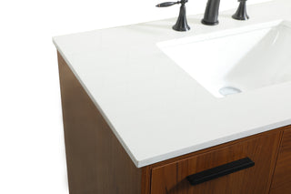 Baldwin Vanity Sink Set in Teak