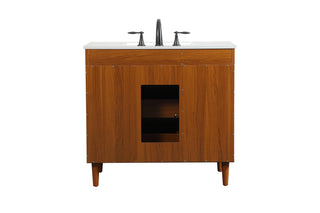 Baldwin Vanity Sink Set in Teak