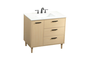 Baldwin Vanity Sink Set in Maple