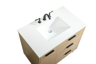 Baldwin Vanity Sink Set in Maple