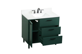 Baldwin Vanity Sink Set in Green