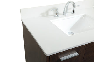 Baldwin Vanity Sink Set in Walnut