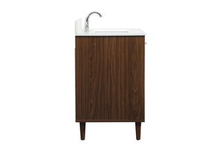 Baldwin Vanity Sink Set in Walnut