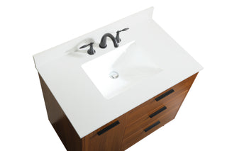 Baldwin Vanity Sink Set in Teak