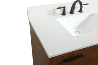 Baldwin Vanity Sink Set in Teak