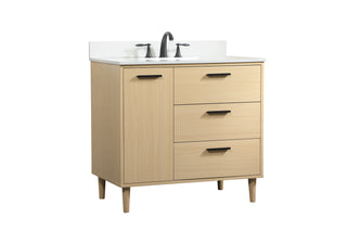 Baldwin Vanity Sink Set in Maple