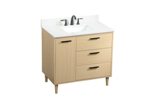 Baldwin Vanity Sink Set in Maple