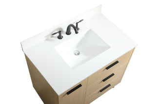 Baldwin Vanity Sink Set in Maple