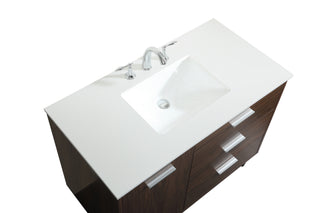 Baldwin Vanity Sink Set in Walnut