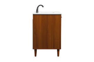 Baldwin Vanity Sink Set in Teak
