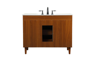 Baldwin Vanity Sink Set in Teak