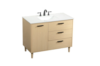 Baldwin Vanity Sink Set in Maple