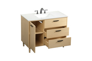 Baldwin Vanity Sink Set in Maple