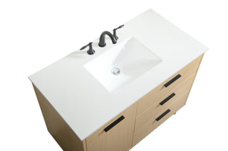 Baldwin Vanity Sink Set in Maple