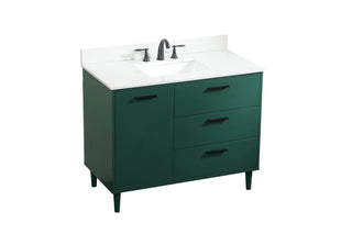 Baldwin Vanity Sink Set in Green
