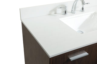 Baldwin Vanity Sink Set in Walnut