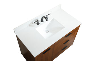 Baldwin Vanity Sink Set in Teak