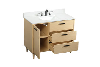 Baldwin Vanity Sink Set in Maple
