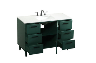 Baldwin Vanity Sink Set in Green