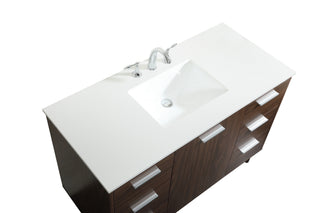Baldwin Vanity Sink Set in Walnut