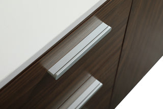 Baldwin Vanity Sink Set in Walnut