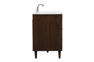 Baldwin Vanity Sink Set in Walnut