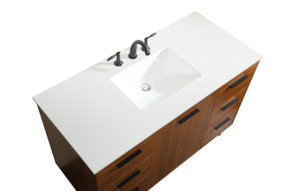 Baldwin Vanity Sink Set in Teak