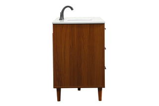 Baldwin Vanity Sink Set in Teak