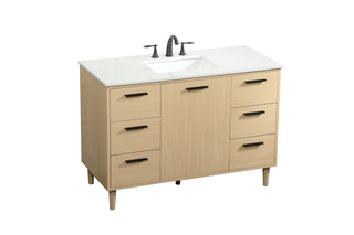 Baldwin Vanity Sink Set in Maple