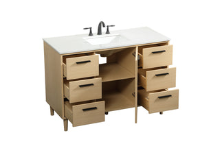 Baldwin Vanity Sink Set in Maple