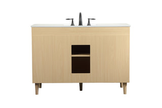 Baldwin Vanity Sink Set in Maple