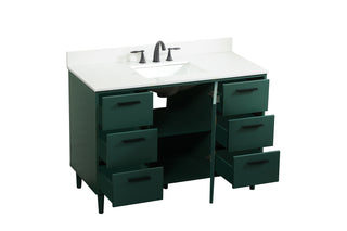 Baldwin Vanity Sink Set in Green