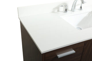 Baldwin Vanity Sink Set in Walnut